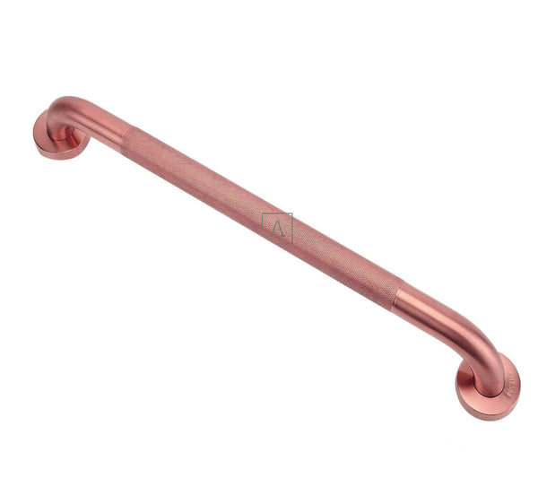 Barra De Seguridad Grafilada Oro Rosa Satin 50cm